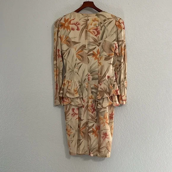 Young Edwardian Vintage 80s Floral Dress